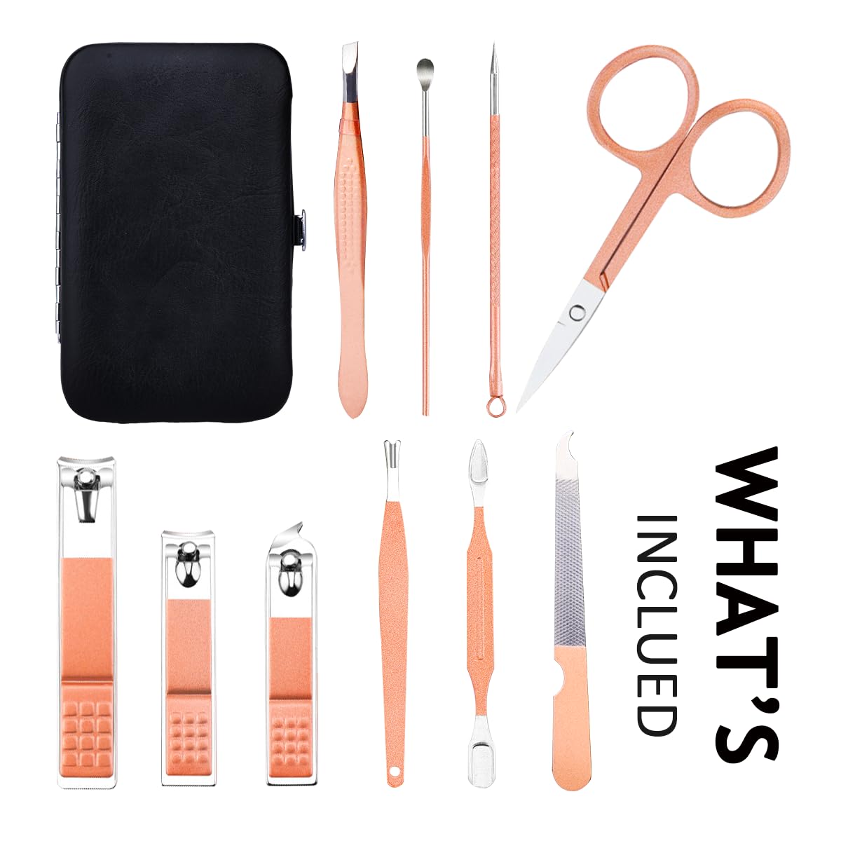 Outils de manucure HANTEKAS, coupe-ongles et ciseaux