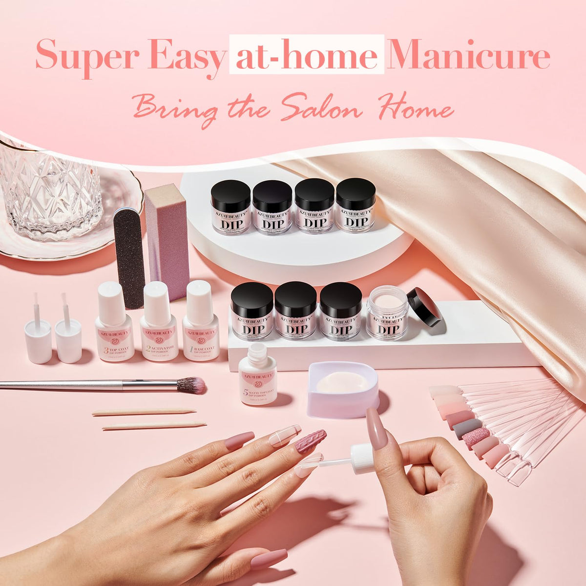 Outils de manucure inclus dans le Kit AZUREBEAUTY