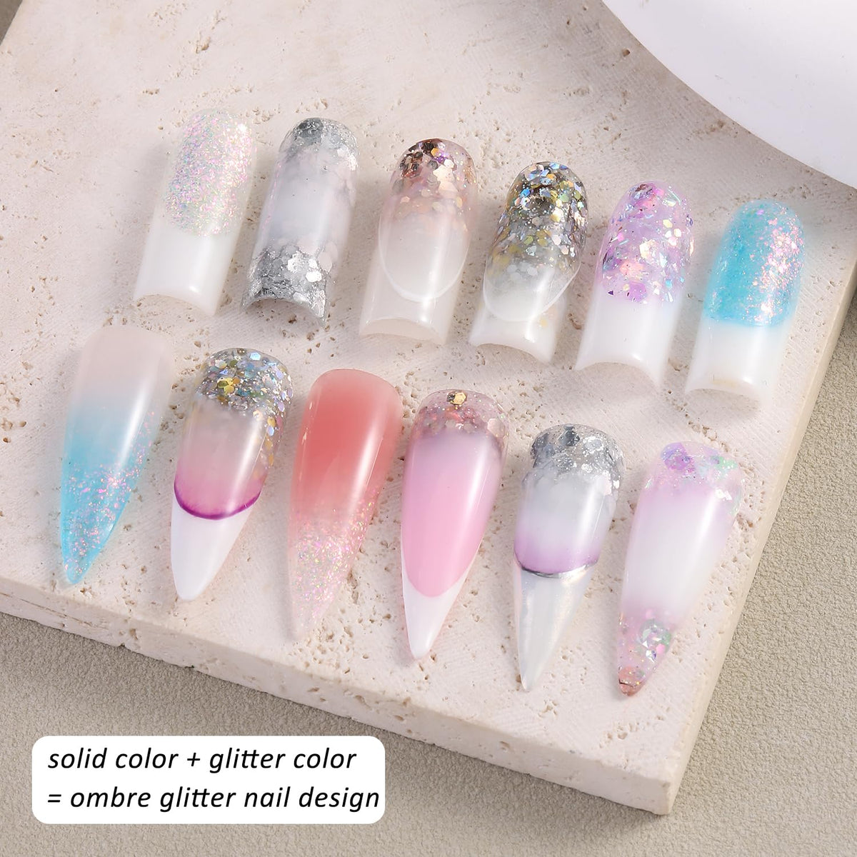 Outils de manucure inclus dans le kit de gel poly Fcozpjk