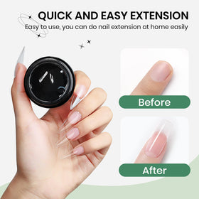Outils de nail art avec le gel SUPWEE sur une table