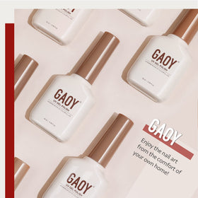 Outils de nail art avec vernis gel rouge rubis GAOY