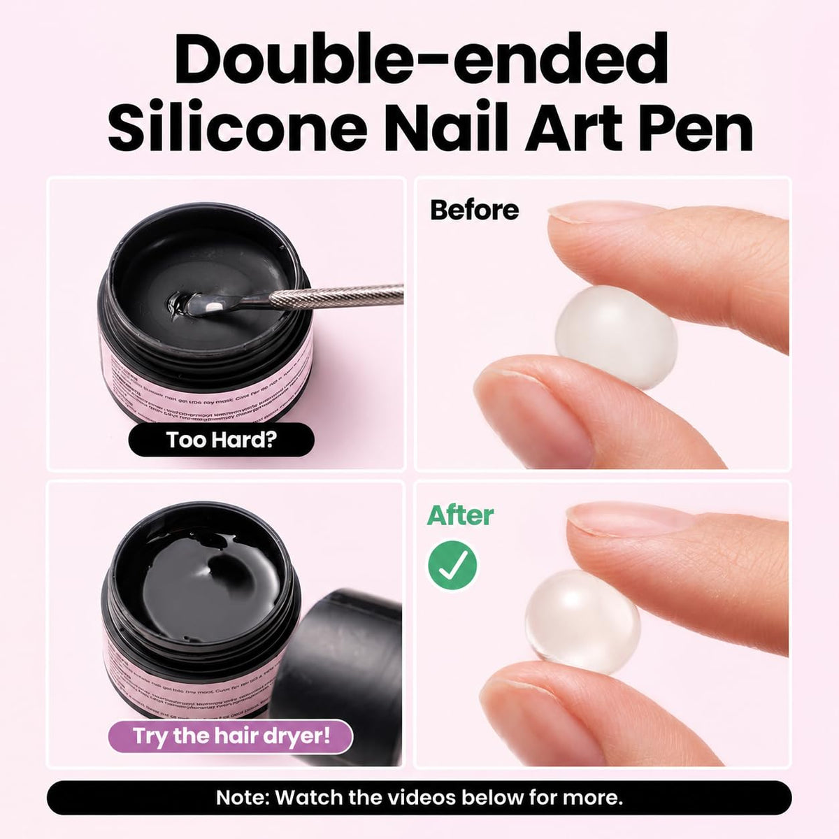 Outils de nail art inclus dans le kit beetles