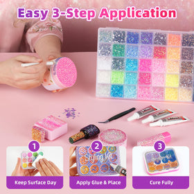 Outils de précision pour appliquer les strass Kdpuei