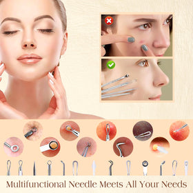 Outils en acier inoxydable DERMATED pour soin de la peau