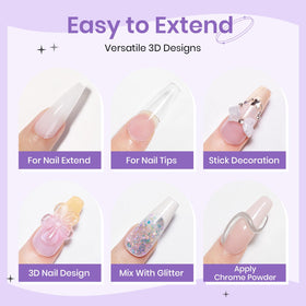 Outils et Moules pour Extensions d'Ongles SUPWEE