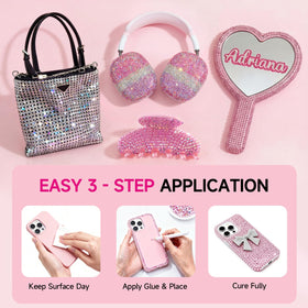 Outils fournis dans le kit de strass Homsoil