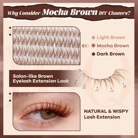 Outils inclus dans le kit de cils B&Qaugen Brown Mochalash