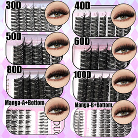 Outils inclus dans le kit de faux cils YIDUO, y compris pinces et recourbe-cils