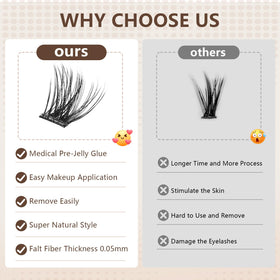 Outils supplémentaires du kit de cils Wispy CoFier