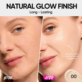 Ouverture du compact de fond de teint SKINTIFIC avec applicateur