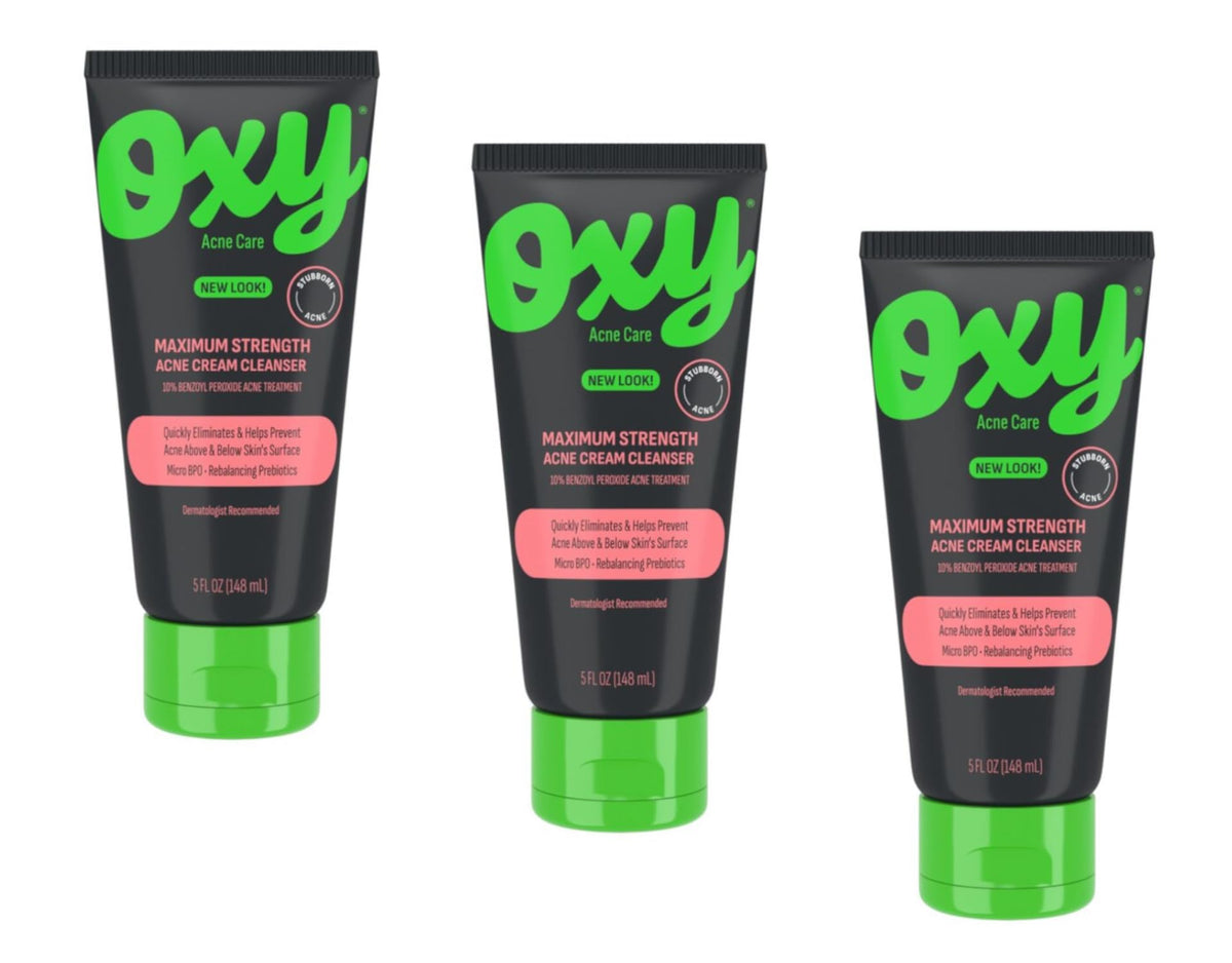 Oxy nettoyant anti-acné 10% peroxyde de benzoyle 5 oz, vue avant