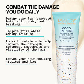 Pacifica Coco Peptide Conditioner bouteille avec étiquette