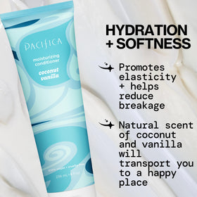 Pacifica Conditioner Hydratant à la Noix de Coco et Vanille 259g détails arrière