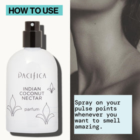 Pacifica Parfum Spray Nectar de Coco Indien 60 ml avec des fruits exotiques