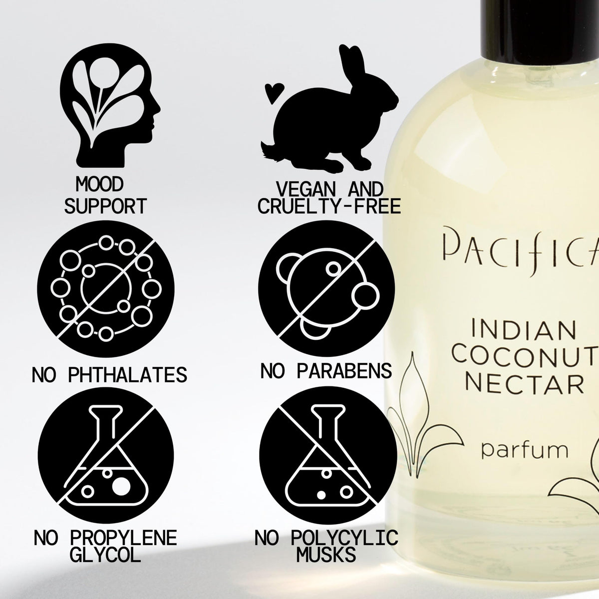 Pacifica Parfum Spray Nectar de Coco Indien 60 ml vaporisé dans l'air