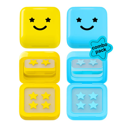 Pack combiné Starface Hydro-Star® Jaune et Bleu, 64 patchs