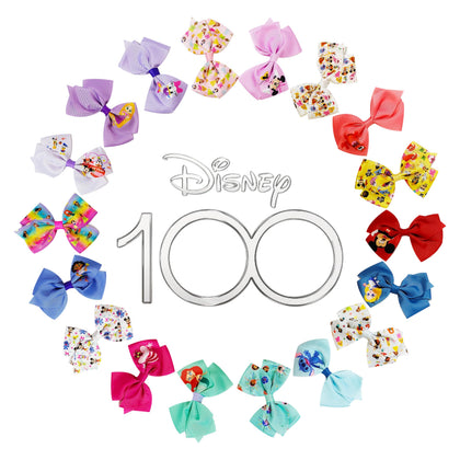 Pack d'accessoires capillaires LUV HER avec 18 clips Disney colorés