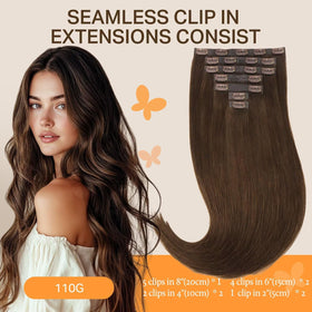Pack d'extensions capillaires DOORES avec différentes longueurs