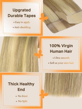 Pack d'extensions de cheveux DOORES avec 40 pièces
