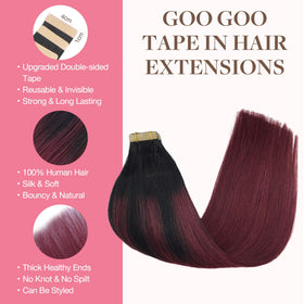 Pack d'extensions de cheveux GOO GOO 14 pouces