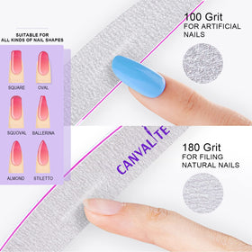 Pack de 10 fichiers à ongles CANVALITE en utilisation