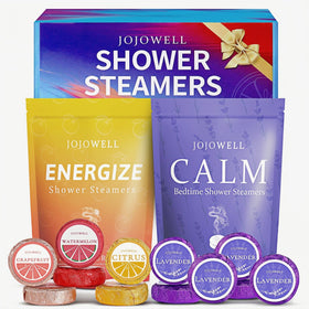 Pack de 12 bombes de douche JoJowell avec huiles essentielles