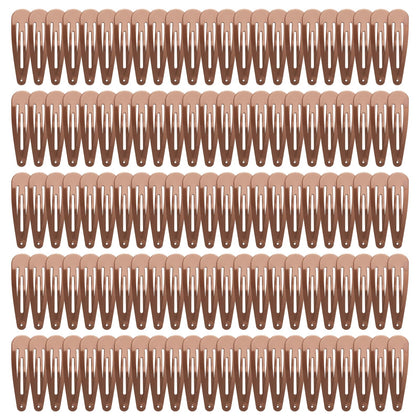 Pack de 120 barrettes métalliques noires SWSTINLING