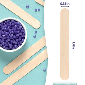 Pack de 150 bâtonnets en bois Tress Wellness, vue d'ensemble