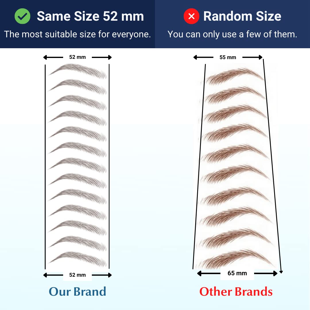 Pack de 2 feuilles de tatouages sourcils - Bliss and Beyond USA