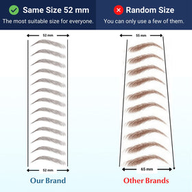 Pack de 2 feuilles de tatouages sourcils - Bliss and Beyond USA