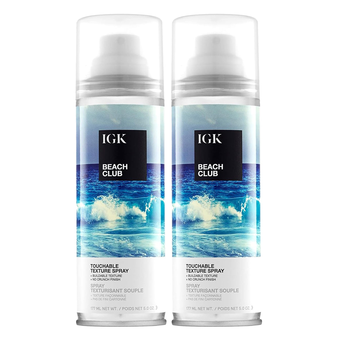 Pack de 2 sprays texturisant IGK Beach Club 150 ml chacun