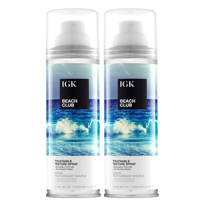 Pack de 2 sprays texturisant IGK Beach Club 150 ml chacun