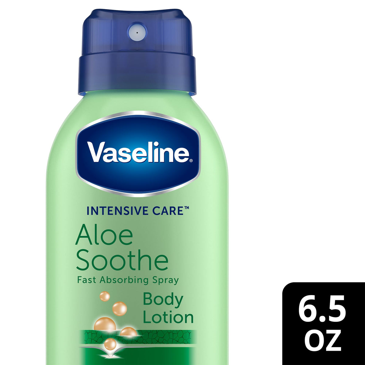 Pack de 2 sprays Vaseline Aloe Soothe sur une table