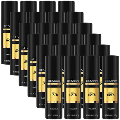 Pack de 24 laques de cheveux TRESemmé format voyage