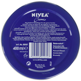 Pack de 3 Crèmes NIVEA 400 ml sans parfum