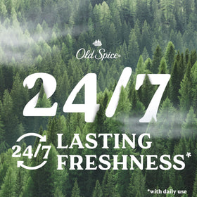 Pack de 3 déodorants Old Spice Timber 85g avec fond nature