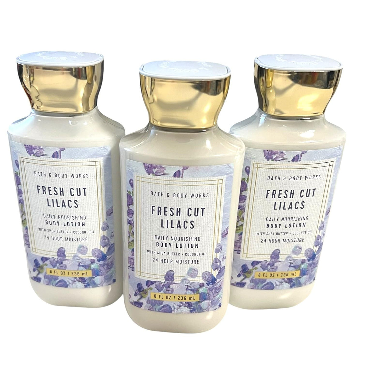 Pack de 3 lotions corporelles Fraîche Lilas QKCXHB 236 mL