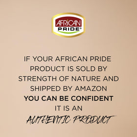 Pack de 3 pré-shampoings African Pride sur une table