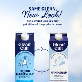 Pack de 3 savons liquides Cleancult avec minéraux marins