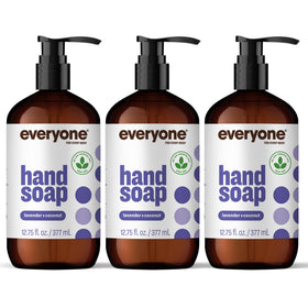 Pack de 3 savons liquides Lavande Coco de everyone pour les mains