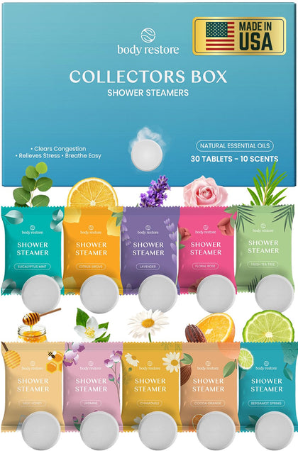Pack de 30 bombes de douche aromathérapie Body Restore