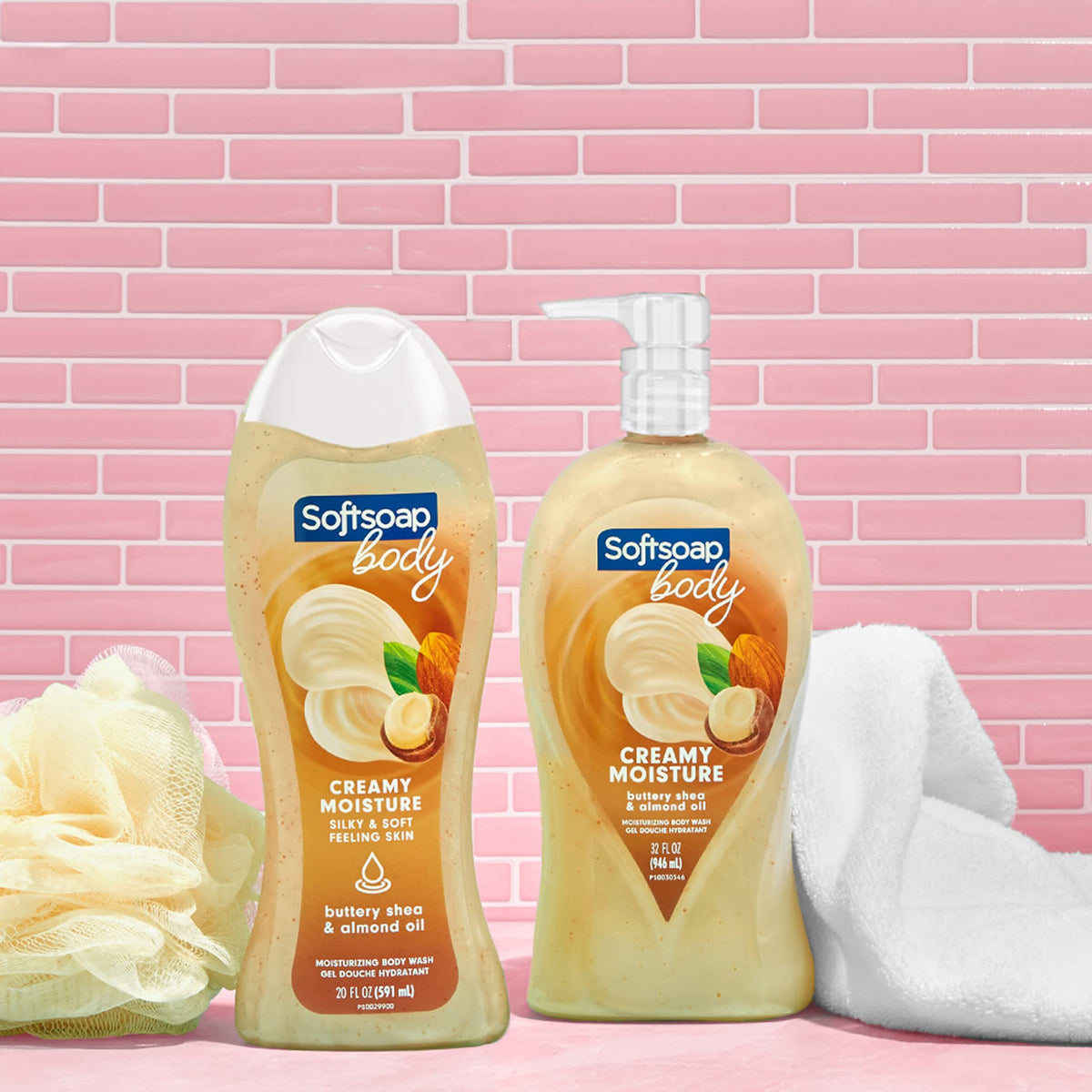 Pack de 4 gels douche Softsoap 20 oz chacun