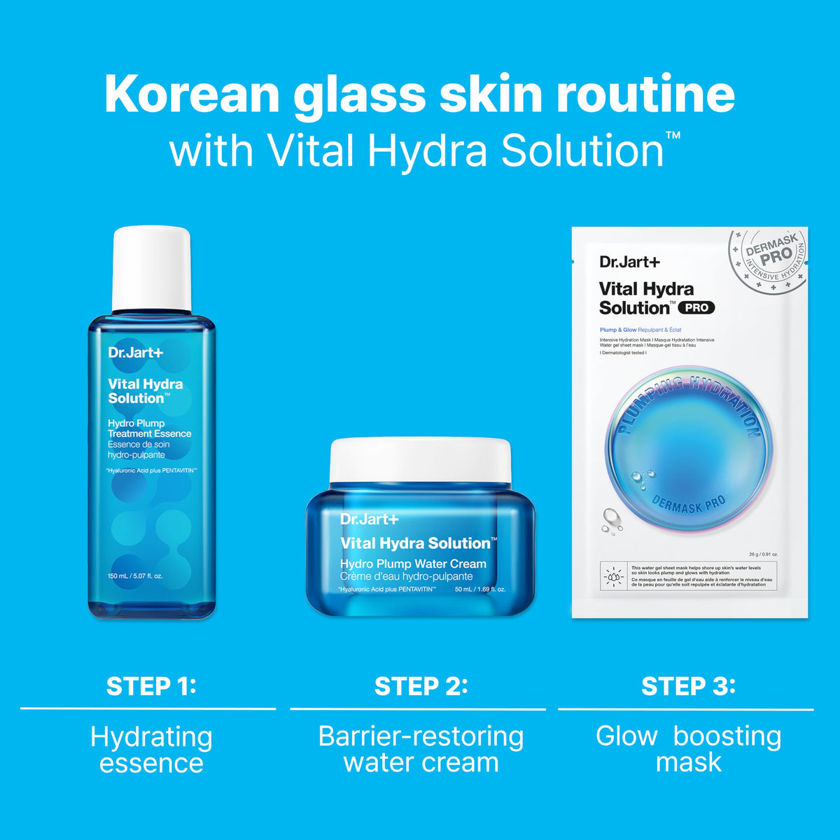 Pack de 5 masques Dr.Jart+ Vital Hydra Solution