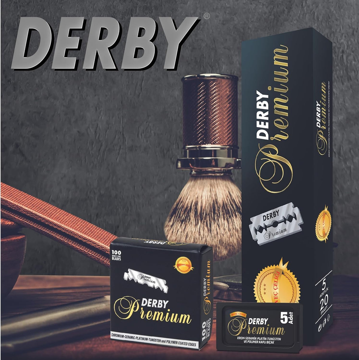 Pack de 500 lames Derby ouvert