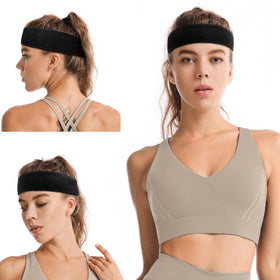 Pack de 6 bandeaux noirs TERSE pour femmes