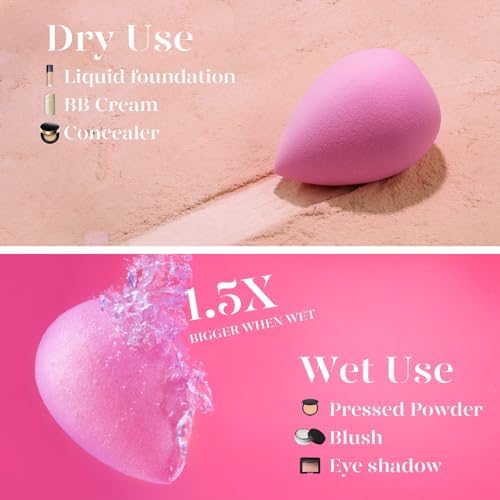 Pack de 6 éponges de maquillage BEAKEY