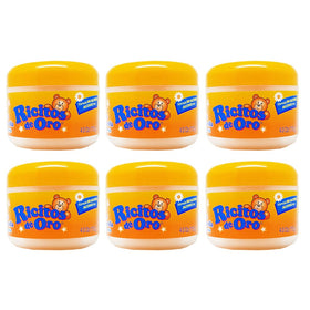 Pack de 6 gels coiffants Ricitos de Oro à la camomille, 115g chacun