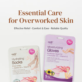 Pack de 6 masques hydratants pour pieds Epielle