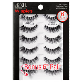 Pack de 6 paires de cils Ardell Demi Wispies avec applicateur