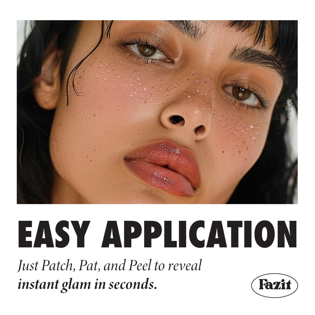 Pack de 6 patches de maquillage Fazit, présentation